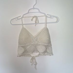NEW SHEIN Crochet Halter Top One Size